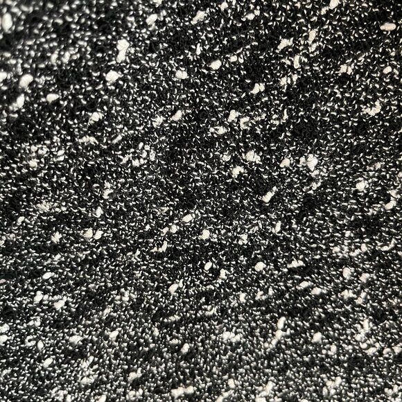 Cynthia Rowley Blazer Swing Jacket Sz Small Grey Tweed Ruffle 3/4 Sleeve - Picture 4 of 7